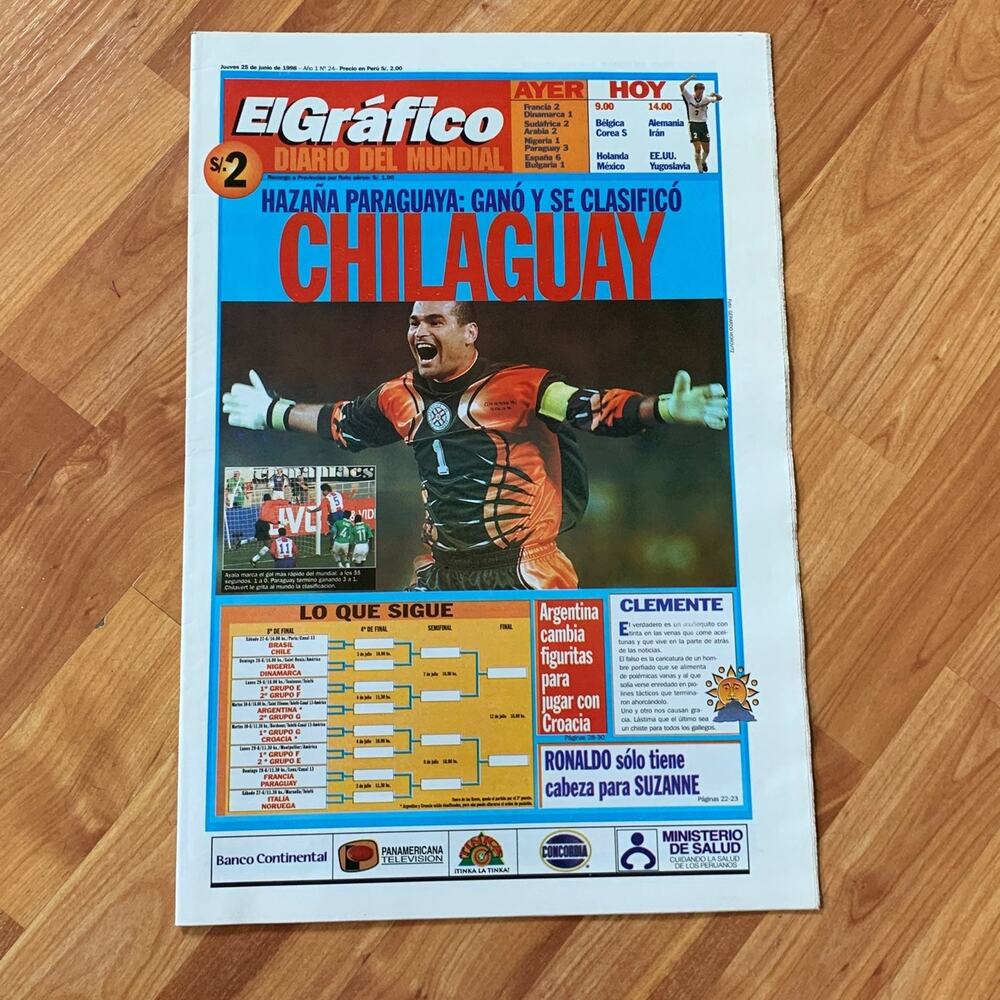 VTG El‎ Grafico Newspaper 1998
